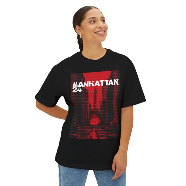 Manhattan 24 - Oversized Boxy Tee - Image 3