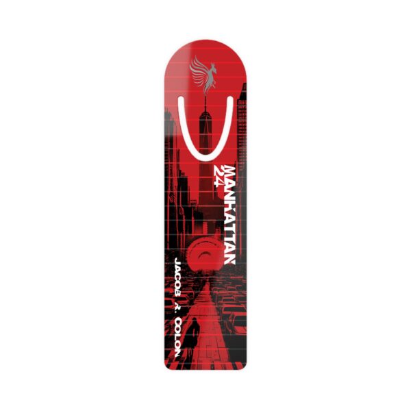 Manhattan 24 - Stainless Steel Bookmark - Image 2